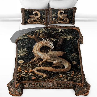 Shineful All Season Quilt 3-Piece Set - Dragon's Lair