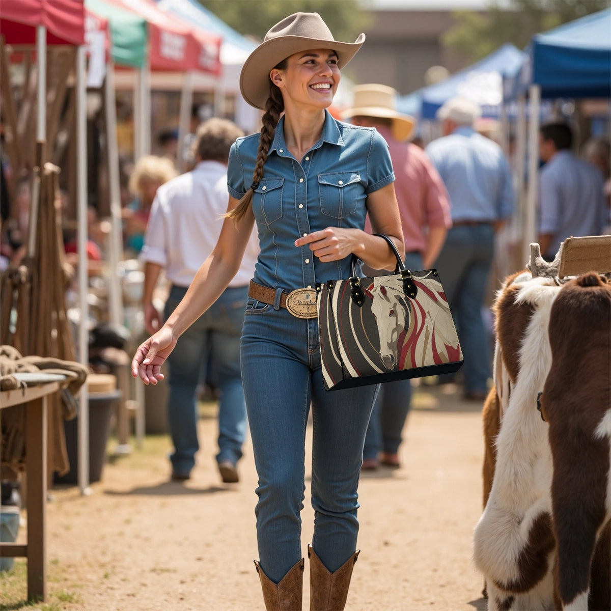 Shineful Leather Bag Noble Stallion Form