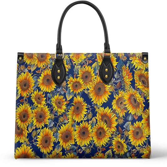 Shineful Leather Bag Sunflower Gorgeous Flower