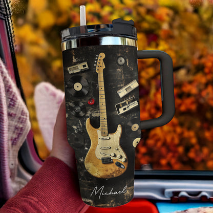 Shineful Tumbler Personalized Retro Rhythm Guitar