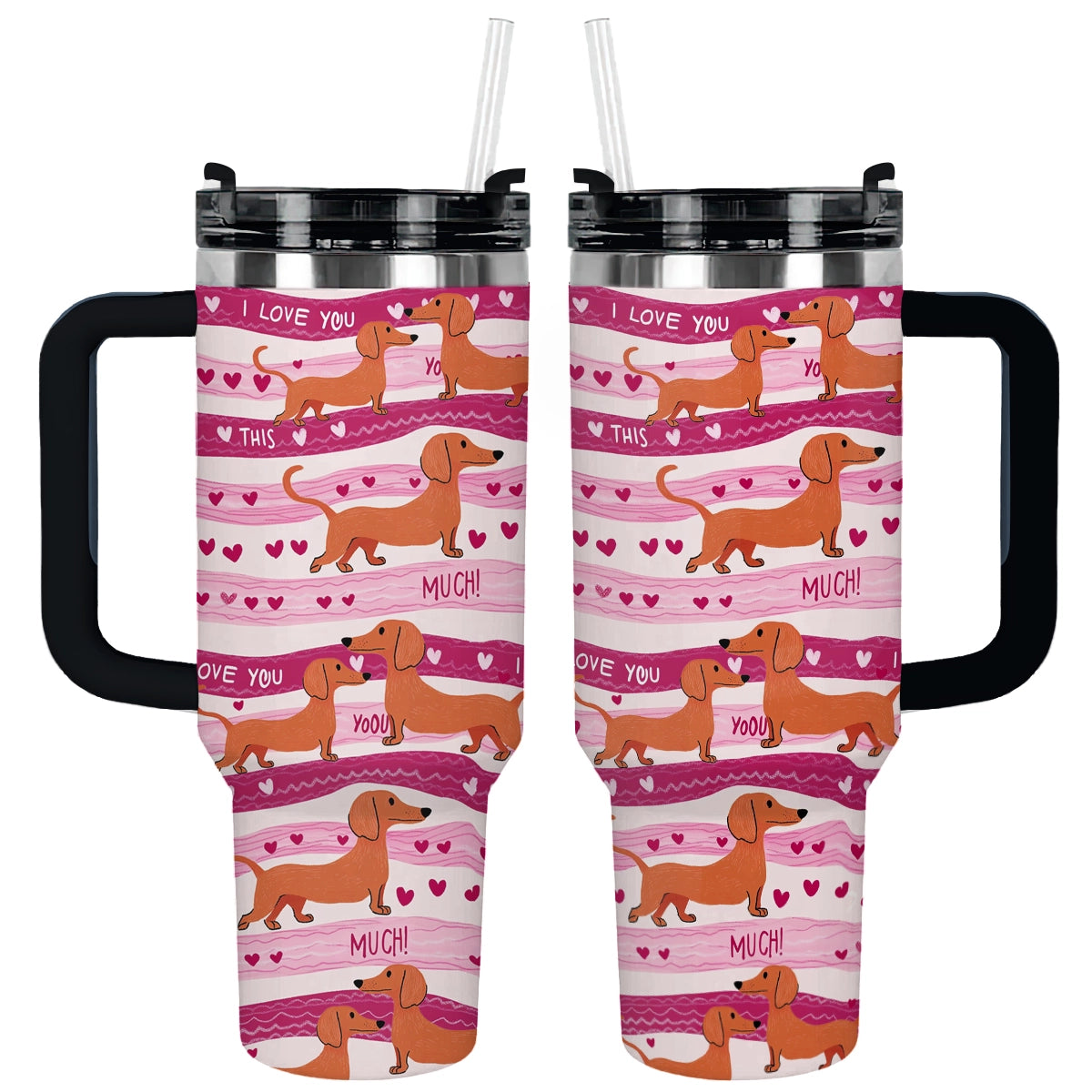 Shineful Tumbler Dachshund Puppy Love Forever