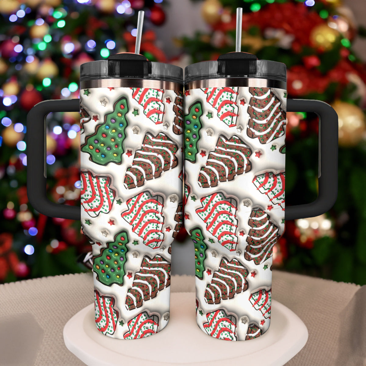 Shineful Glossy Tumbler Gingerbread Joy