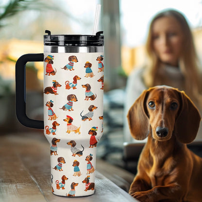 Shineful Tumbler Dachshund Cuteness Wiener
