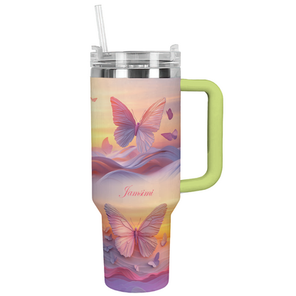 Shineful Tumbler Personalized Soulful Butterfly
