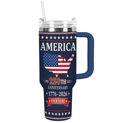 Shineful Tumbler America 1776–2026 Personalized Legacy