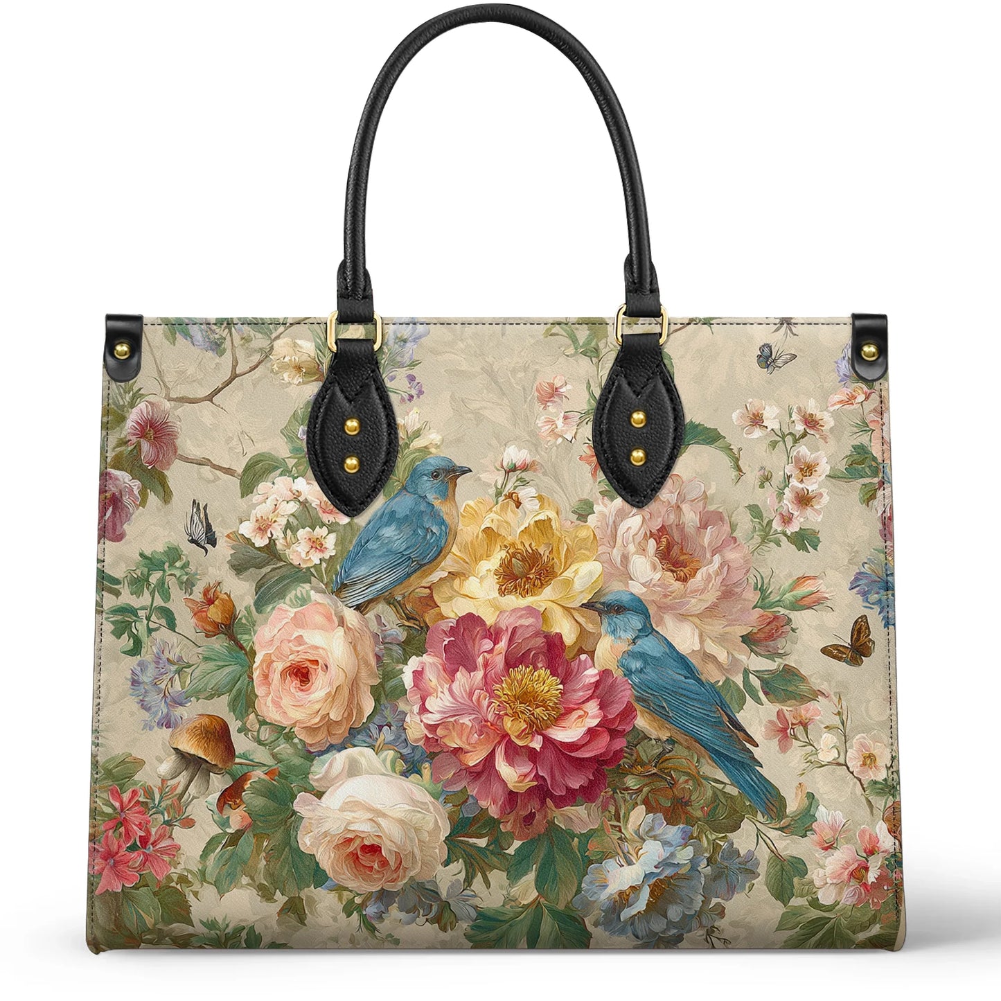 Shineful Leather Bag Bluebird Blossom