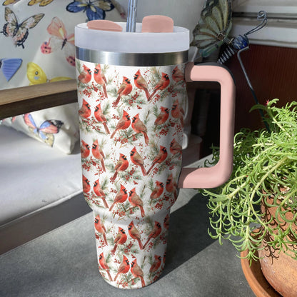 Shineful Tumbler Cozy Cardinal