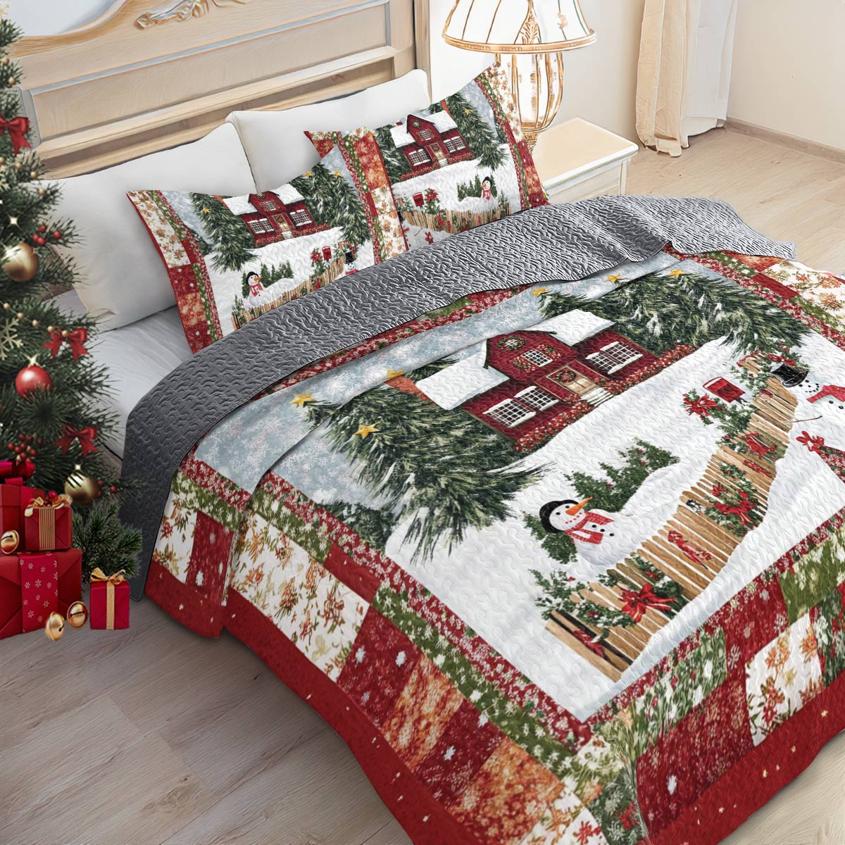 Shineful All Season Quilt 3-Piece Set Winter Dreams