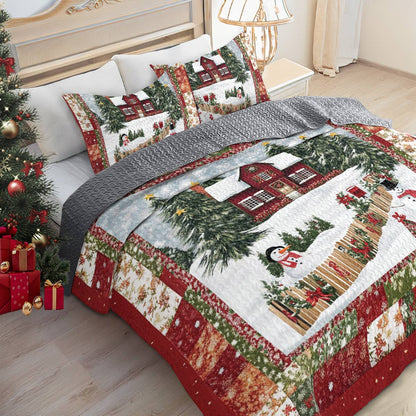 Shineful All Season Quilt 3-Piece Set Winter Dreams