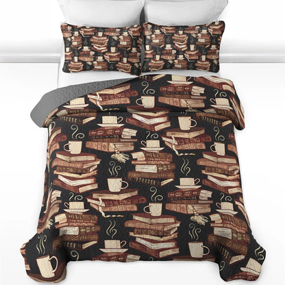 Shineful All Season Quilt 3-Piece Cozy Reading's Magic