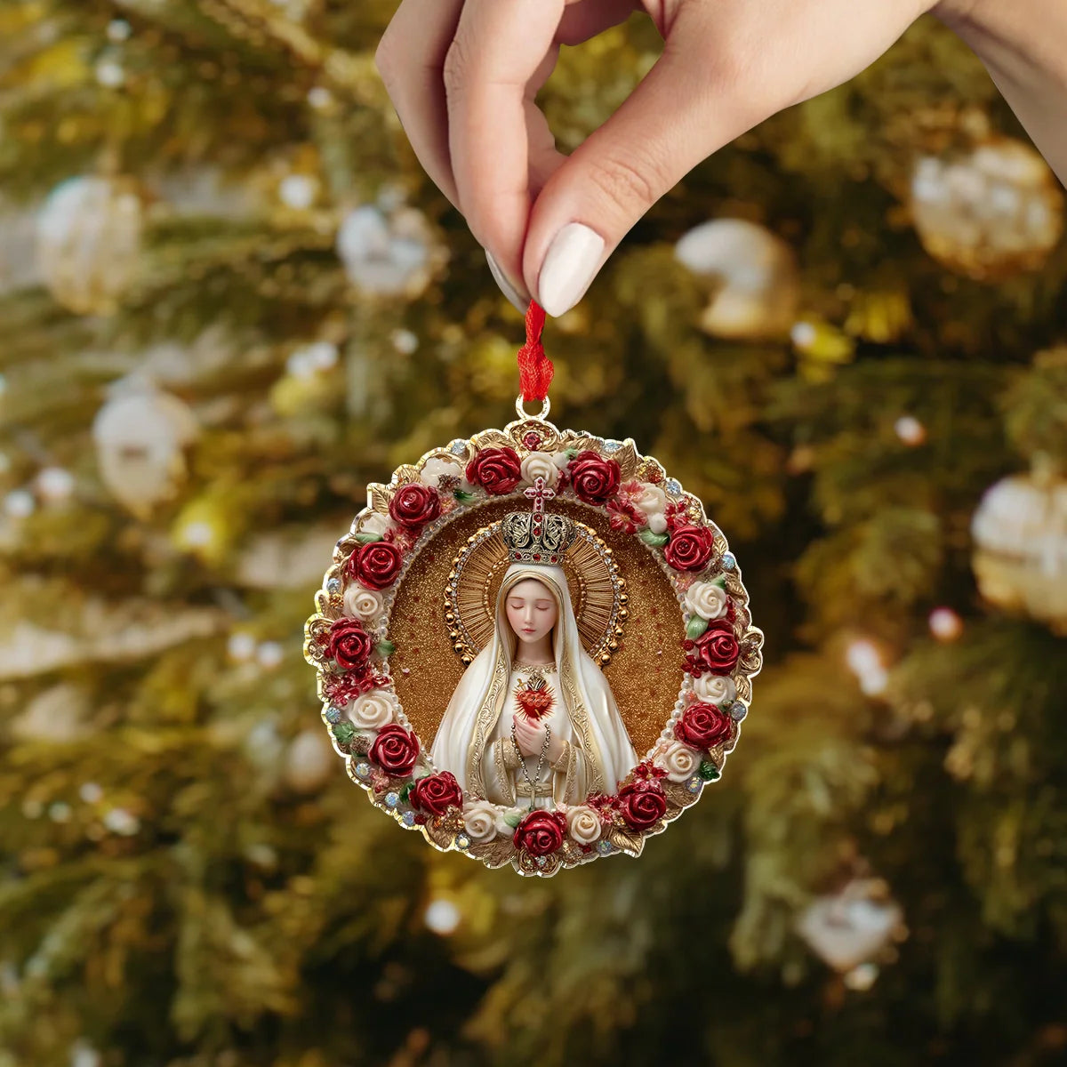 Shineful 2D Acrylic Ornament Our Lady Of Fatima