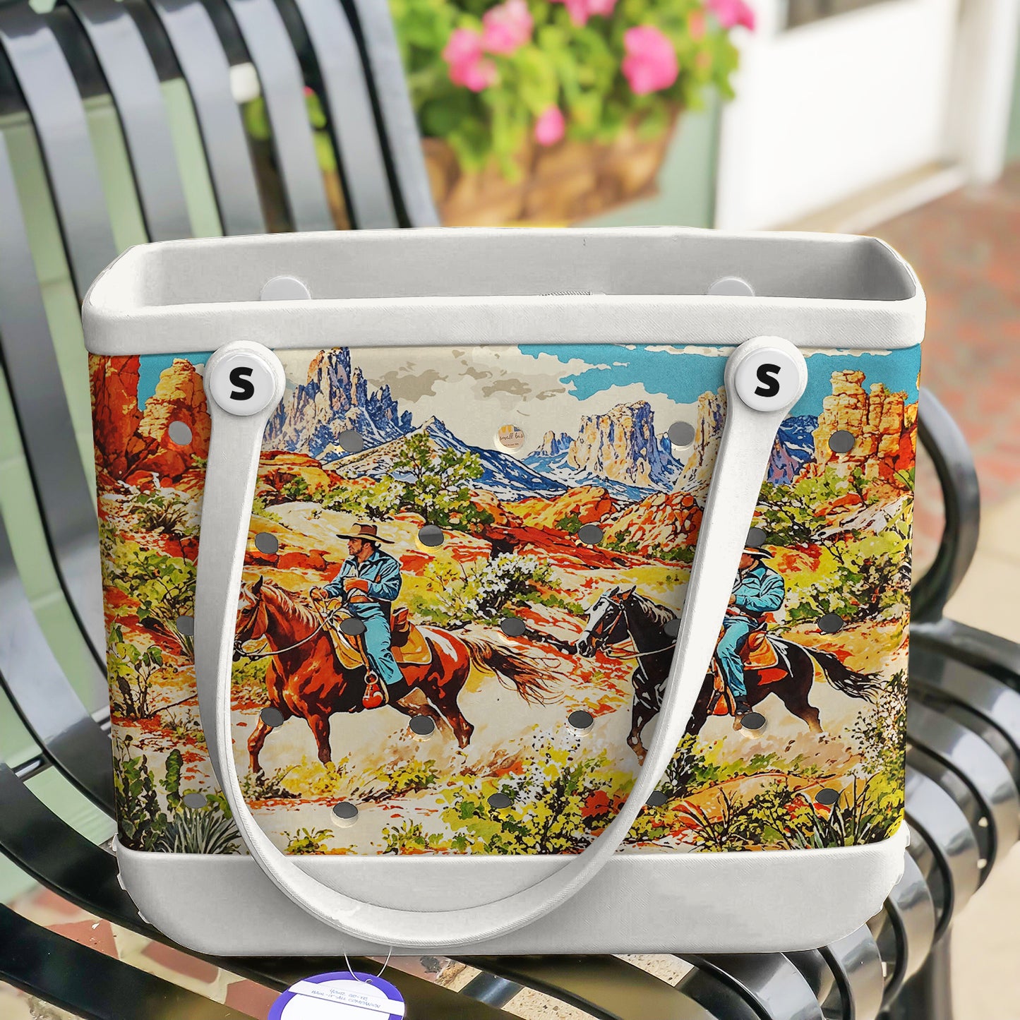 Shineful Beach Bag Canyon Trails Cowboy