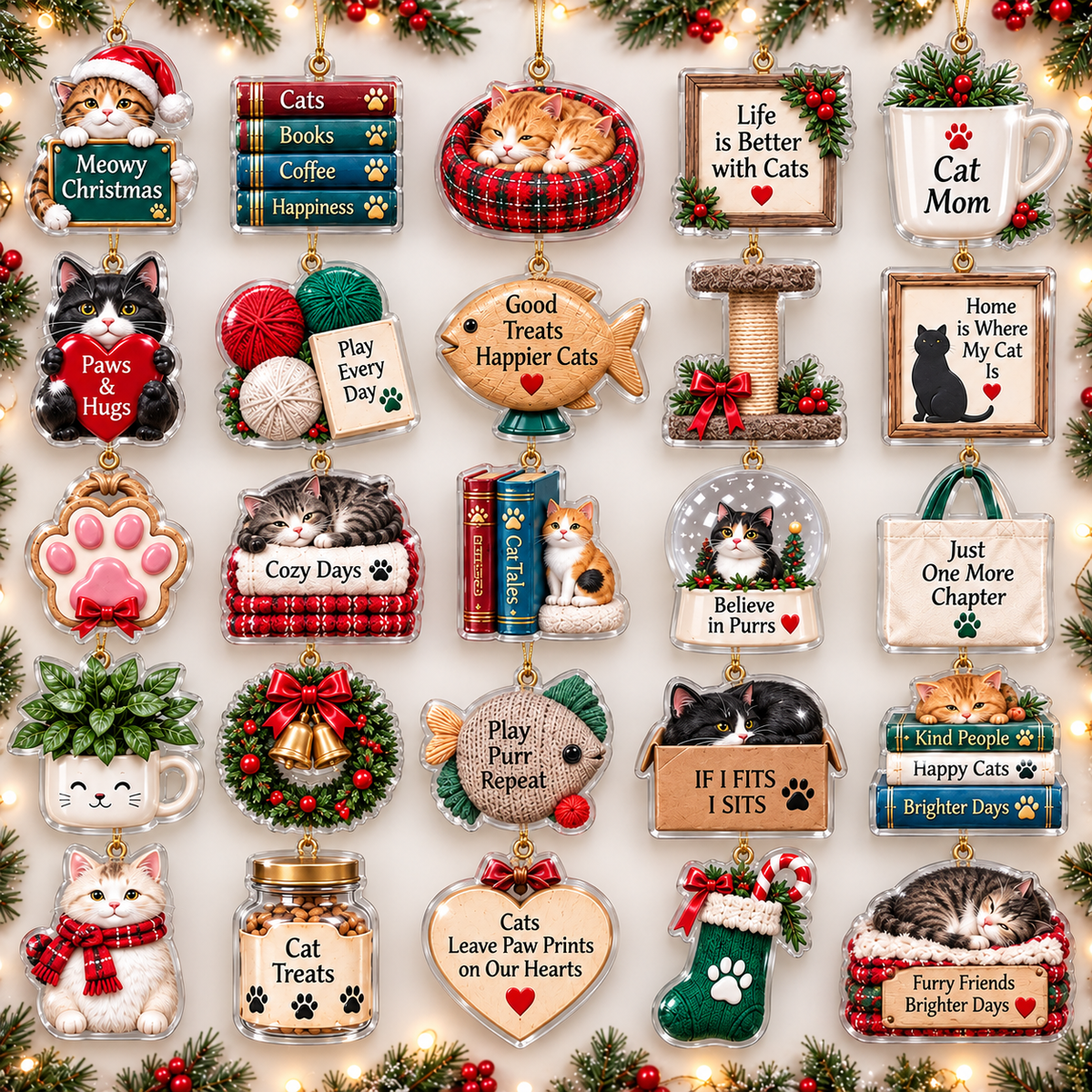 Shineful Cozy Cat Christmas Advent Calendar