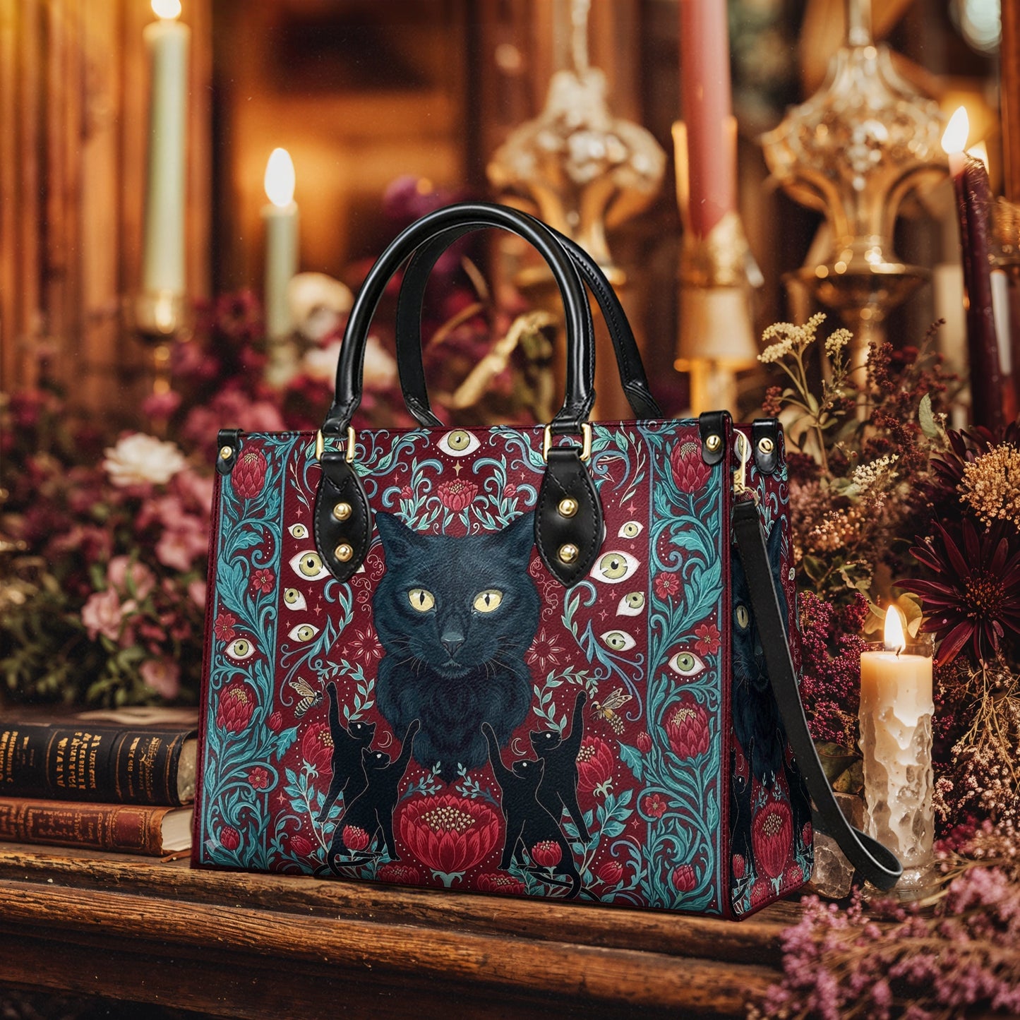 Shineful Leather Bag Midnight Familiar