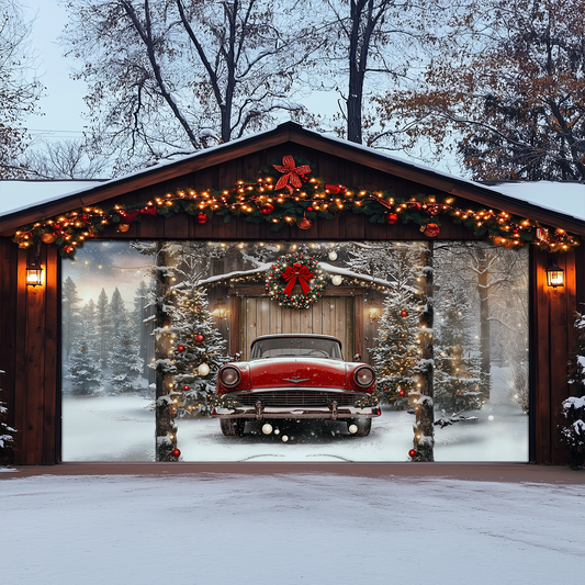 Shineful Garage Door Banner Decoration - The Scarlet Stop