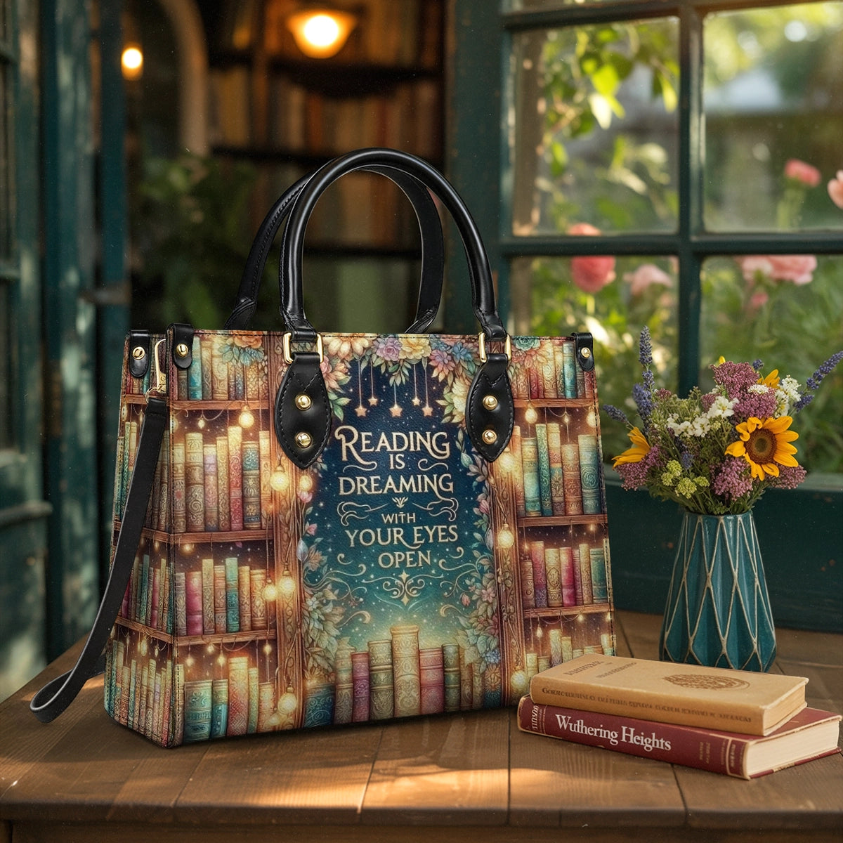 Shineful Leather Bag Midnight Reader