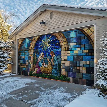 Shineful Garage Door Banner Decoration Divine Grace