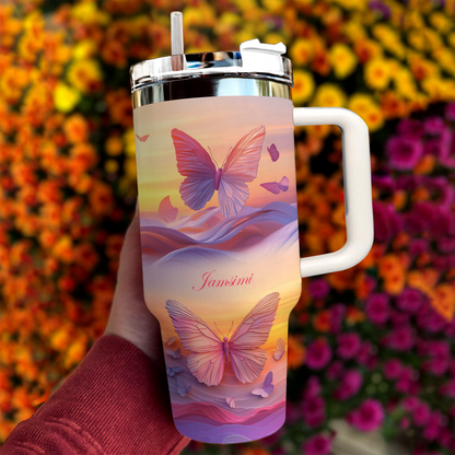 Shineful Tumbler Personalized Soulful Butterfly