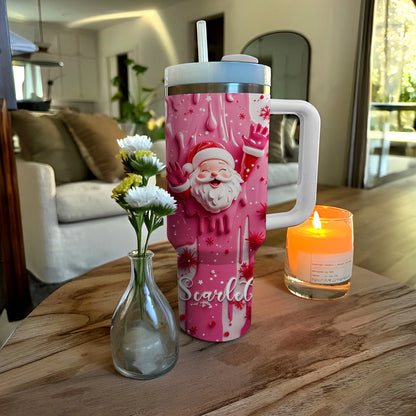 Shineful Tumbler Personalized Santa Sweet Wonderland