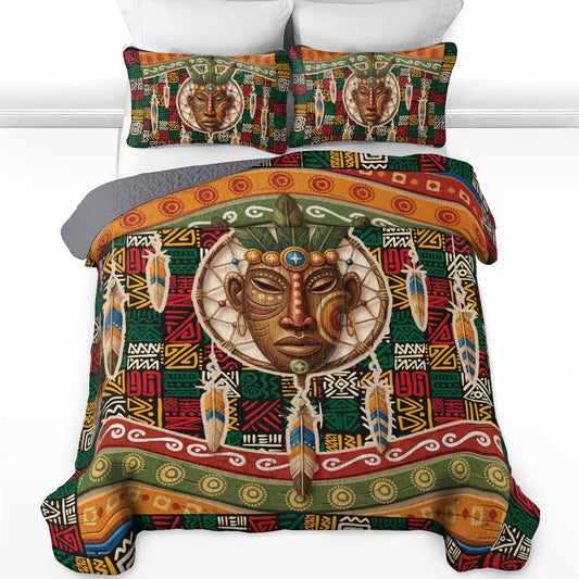 Shineful All Season Quilt 3-Piece Set Spirit of Ancestral Dreams