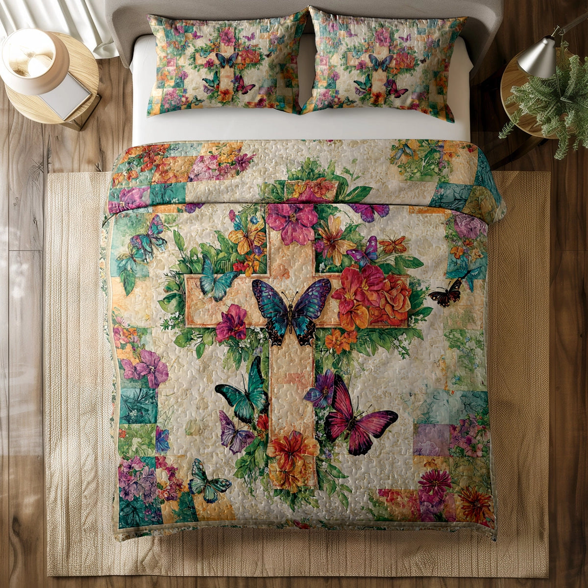Shineful All Season Quilt 3-Piece Set - Heavenly Grace