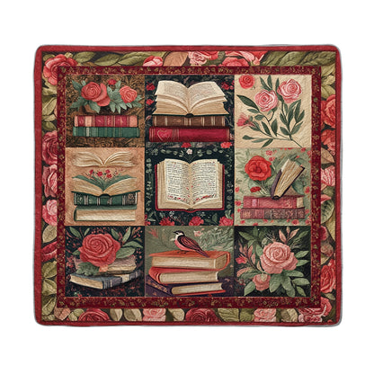 Shineful All Season Quilt 3-Piece Set Literary Rose Garden