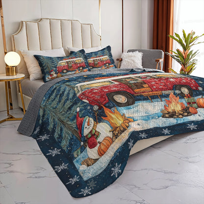 Shineful All Season Quilt 3-Piece Set - Holiday Camper Dreams