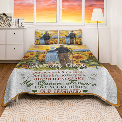 Shineful All Season Quilt 3-Piece Set Sunflower Love