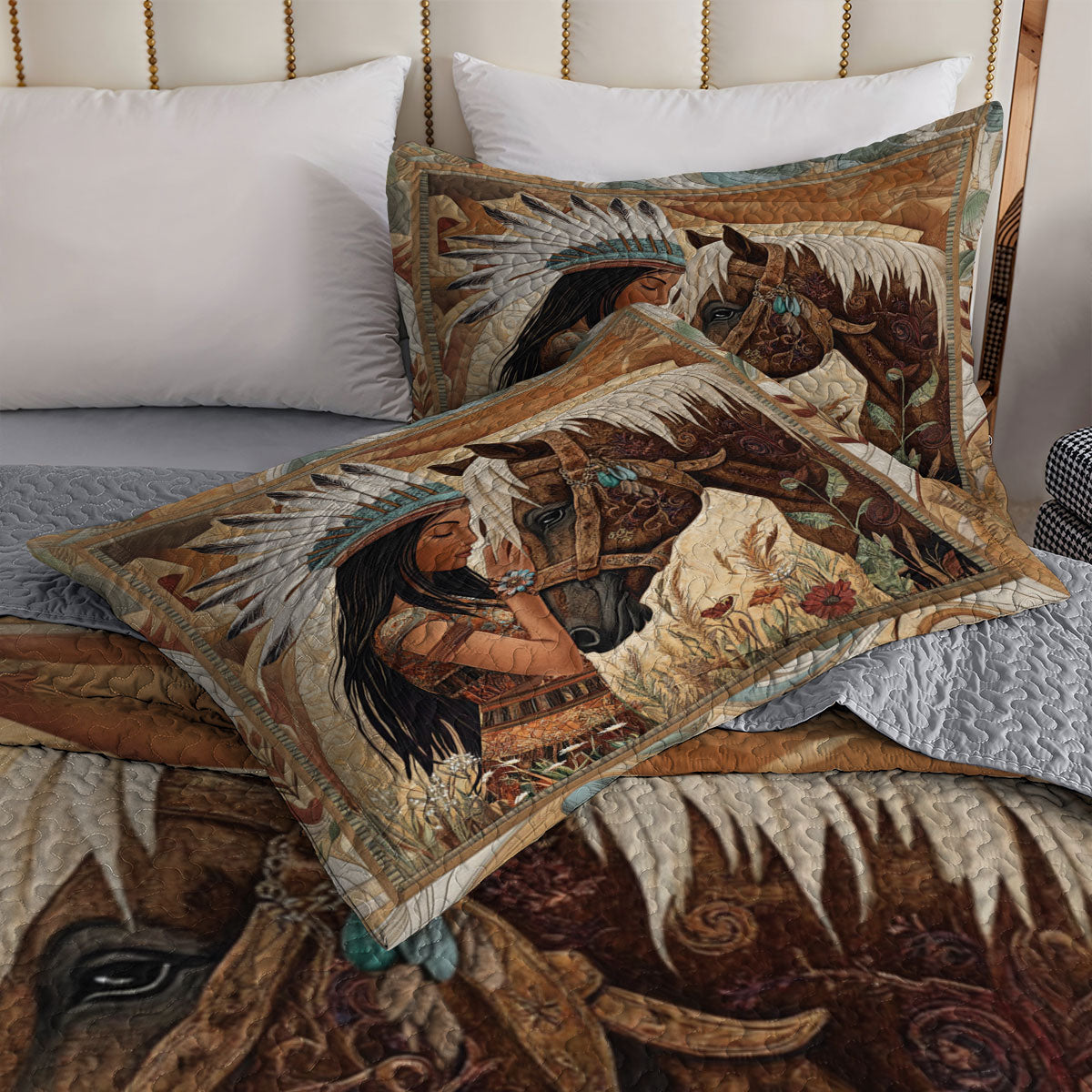 Shineful All Season Quilt 3-Piece Set Rustic Wildlife