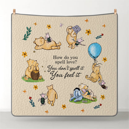 Shineful Quilt 3-Piece Set Pooh The Love