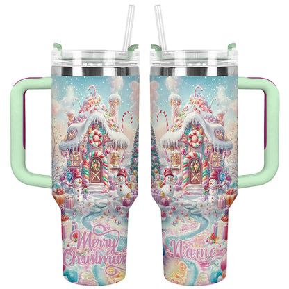 Shineful Tumbler Gingerbread House Christmas