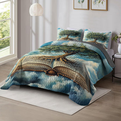 Shineful All Season Quilt 3-Piece Set Tree of Knowledge