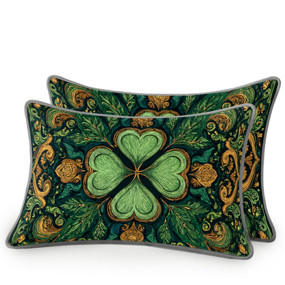 Shineful All Season Quilt 3-Piece Set Clover Crown