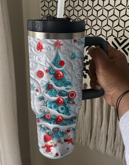 Shineful Tumbler Joyful Snowman Christmas