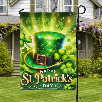 Shineful Gargen Flag 12" x 18" - Lucky Green Glow