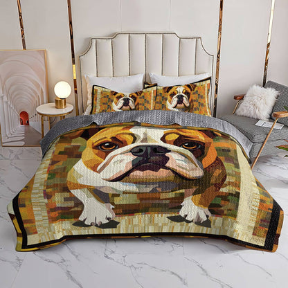 Shineful All Season Quilt 3-Piece Set Frenchie Charm