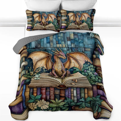 Shineful All Season Quilt 3-Piece Set Dragon Lore