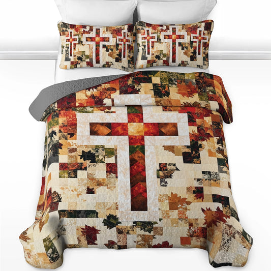 Shineful All Season Quilt 3-Piece Set God Sacred Reflections