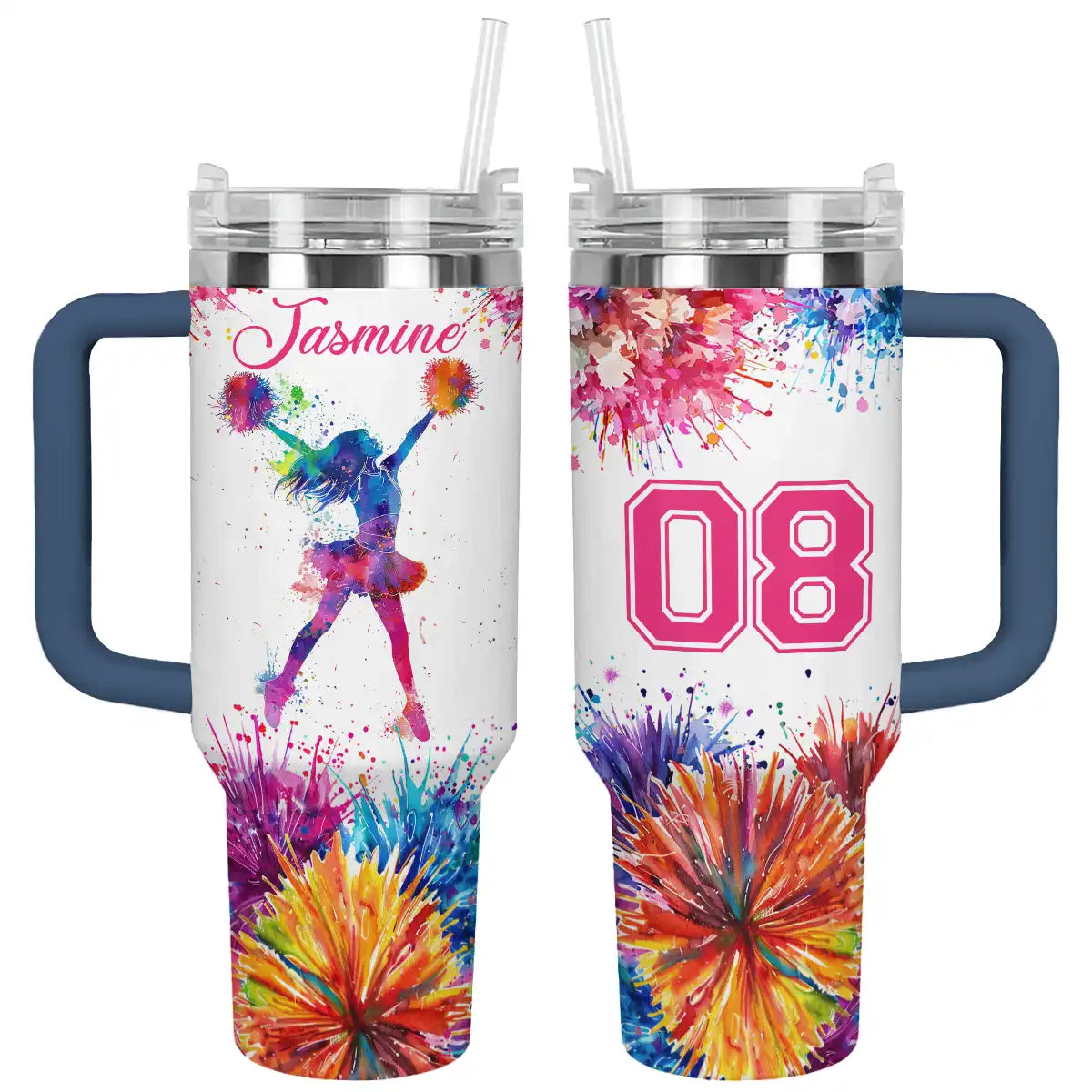 Shineful Tumbler Personalized Explosion of Joy Cheer Leading