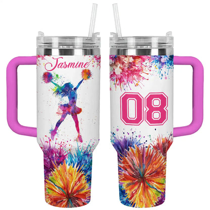Shineful Tumbler Personalized Explosion of Joy Cheer Leading