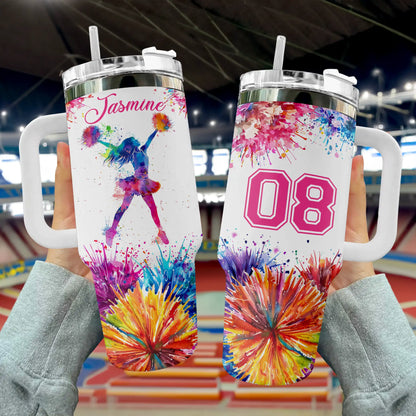 Shineful Tumbler Personalized Explosion of Joy Cheer Leading