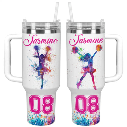 Shineful Tumbler Personalized Dream Cheer Leading