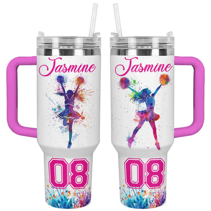 Shineful Tumbler Personalized Dream Cheer Leading
