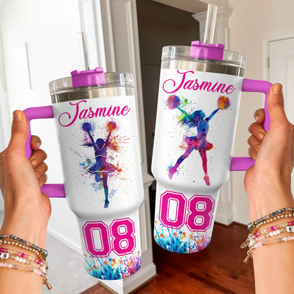 Shineful Tumbler Personalized Dream Cheer Leading