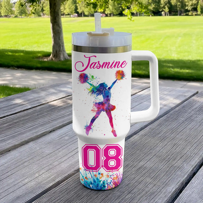 Shineful Tumbler Personalized Dream Cheer Leading