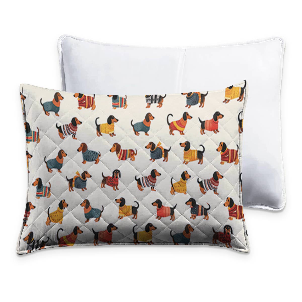 Shineful Quilt 3-Piece Set Dachshund cute 2