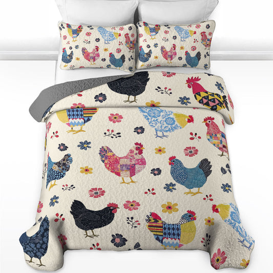 Shineful All Season Quilt 3-Piece Set Cozy Coop Comforter