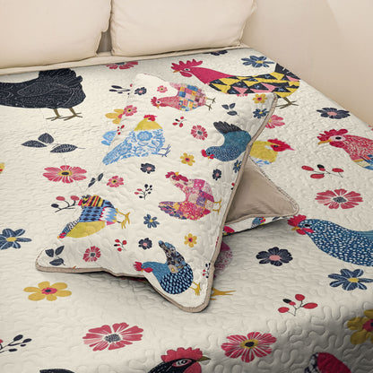 Shineful All Season Quilt 3-Piece Set Cozy Coop Comforter