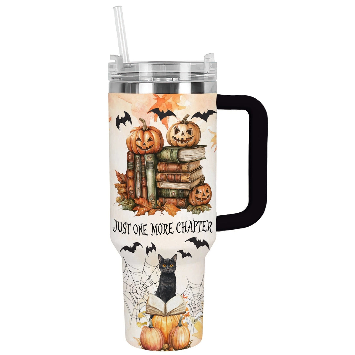 Shineful Tumbler Halloween Reading Vibes