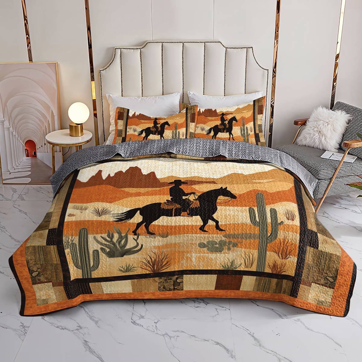Shineful All Season Quilt 3-Piece Set - Cowboy Lifestyle